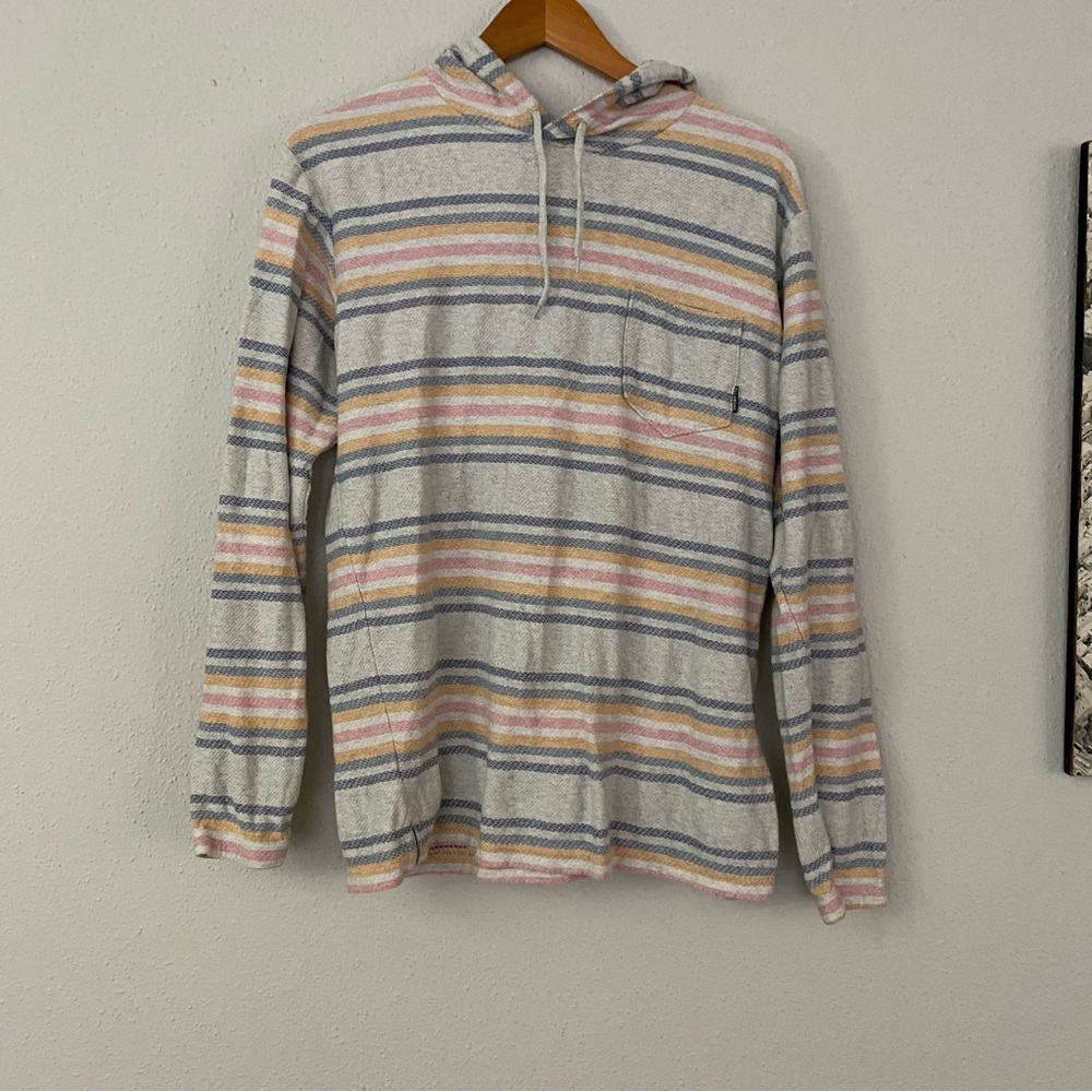 Billabong Striped Pullover Hoodie